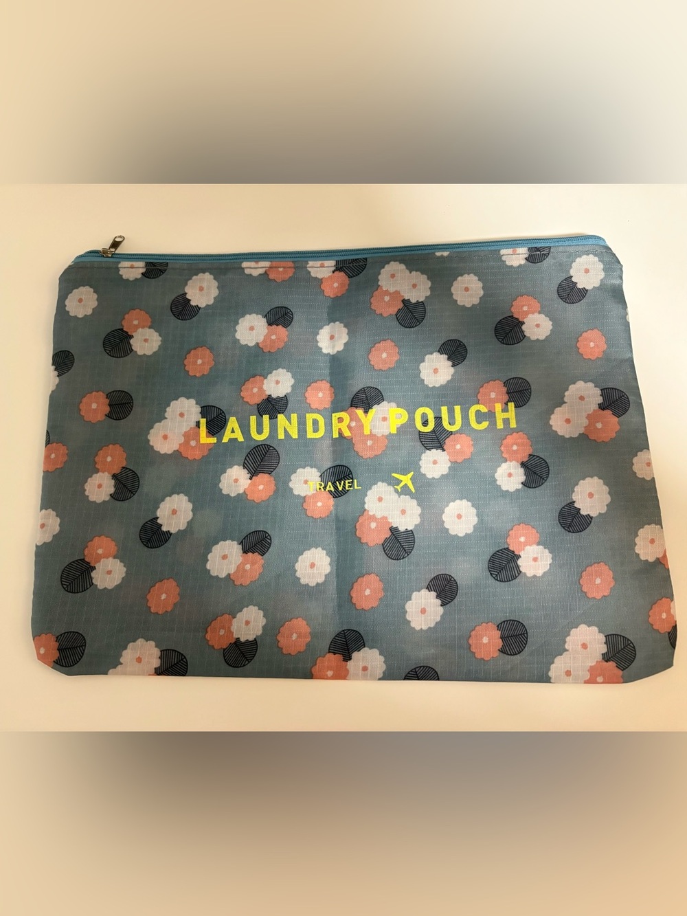 Laundry Pouch Floral Travel Zipper Bag